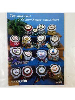"This And That Country Keeper With A Heart" Embroidery Cross Stitch Booklet